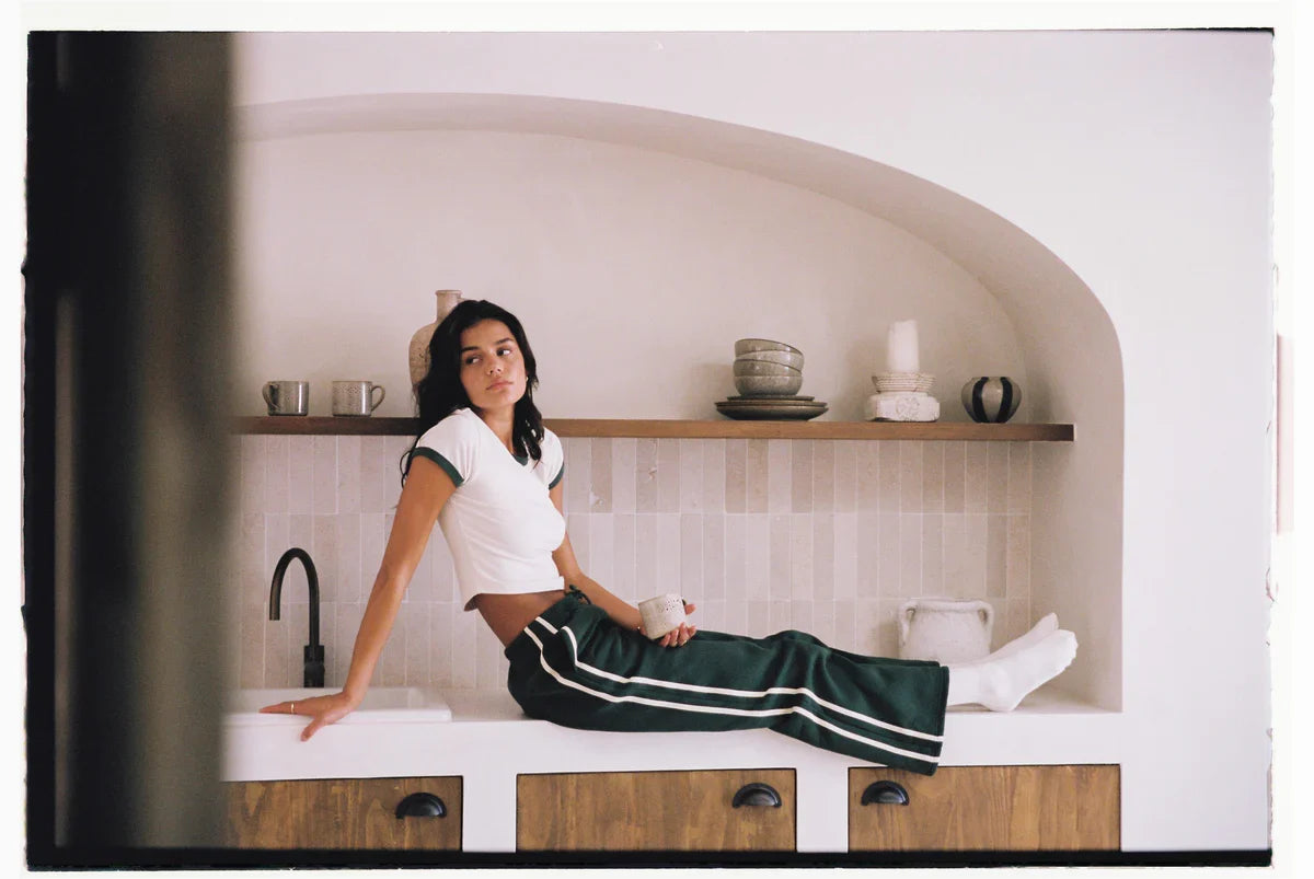 Contrast Track Pant