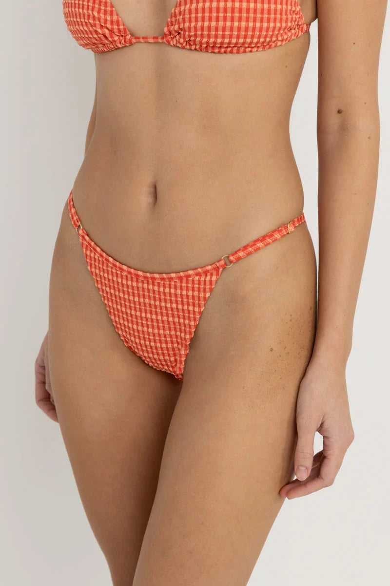 Lola Check Side Hi Cut String