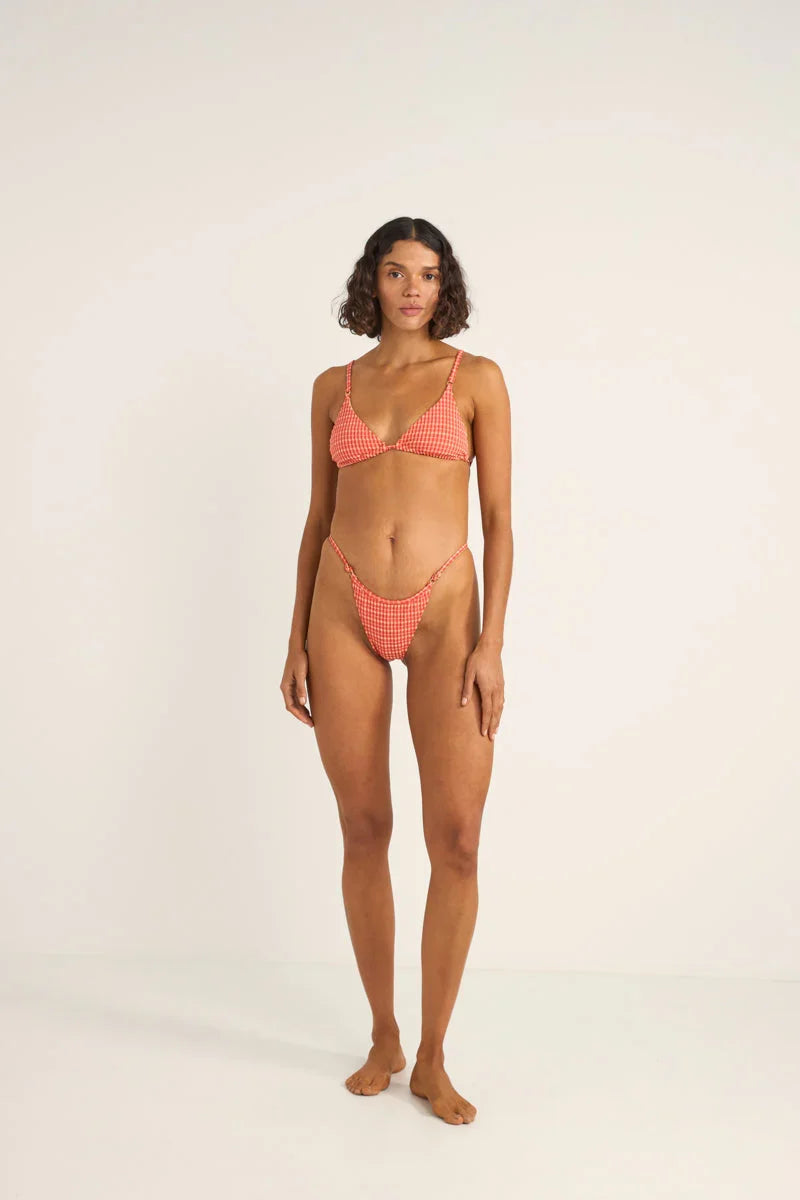 Lola Check Side Hi Cut String