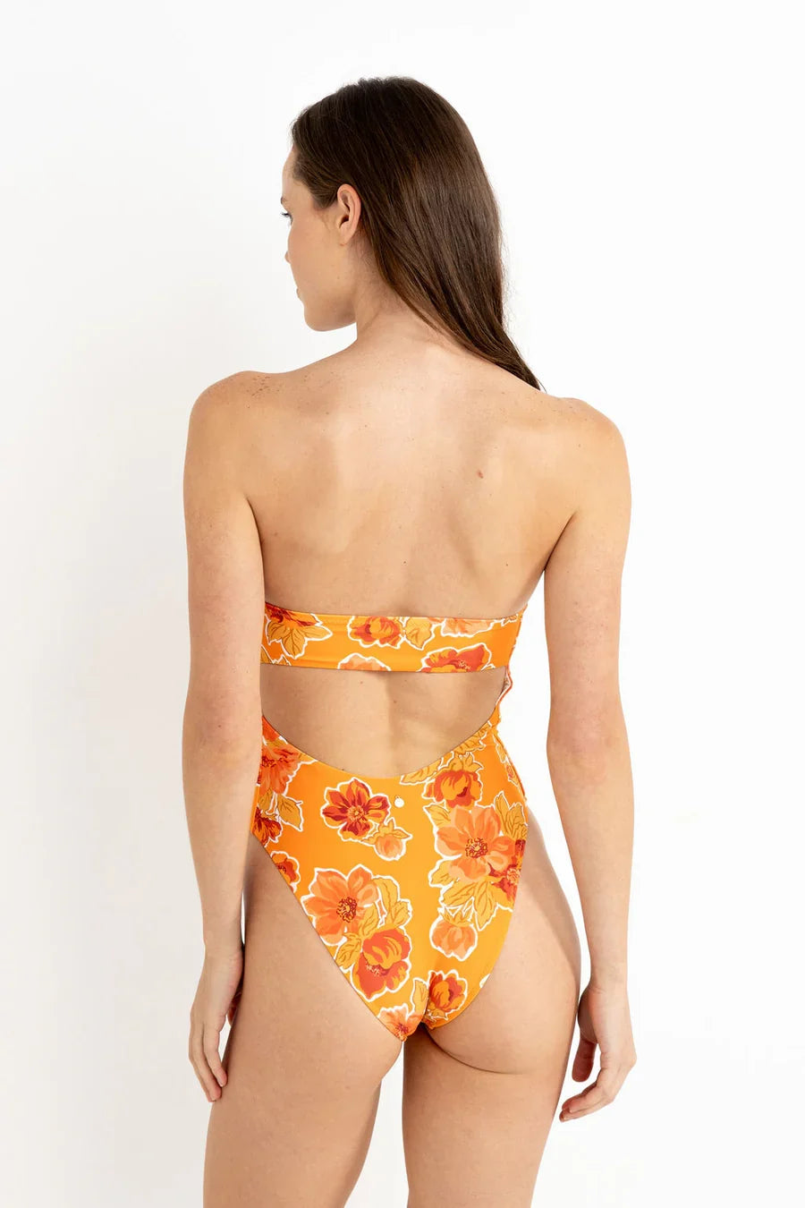 Ayla Floral Strapless One Piece