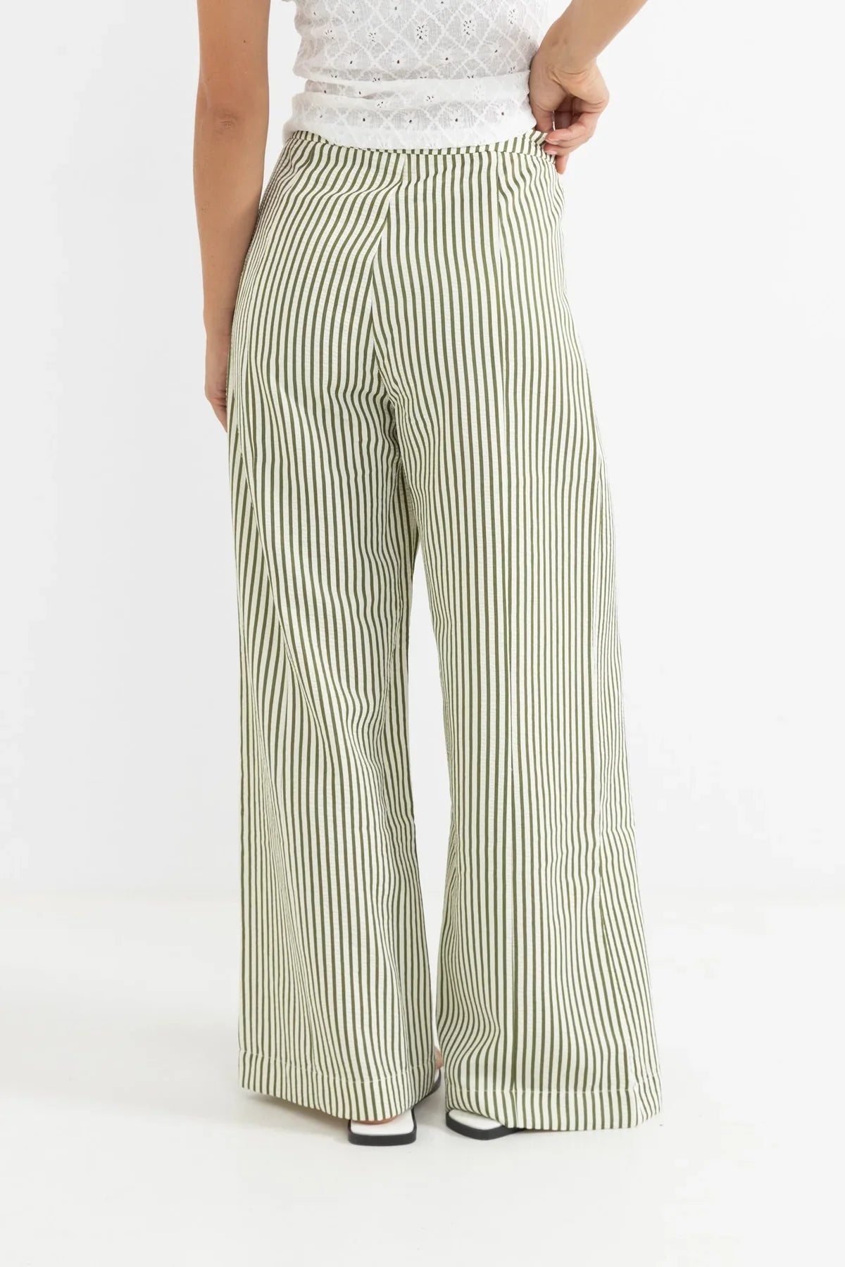 Cove Stripe Wide Leg Pant