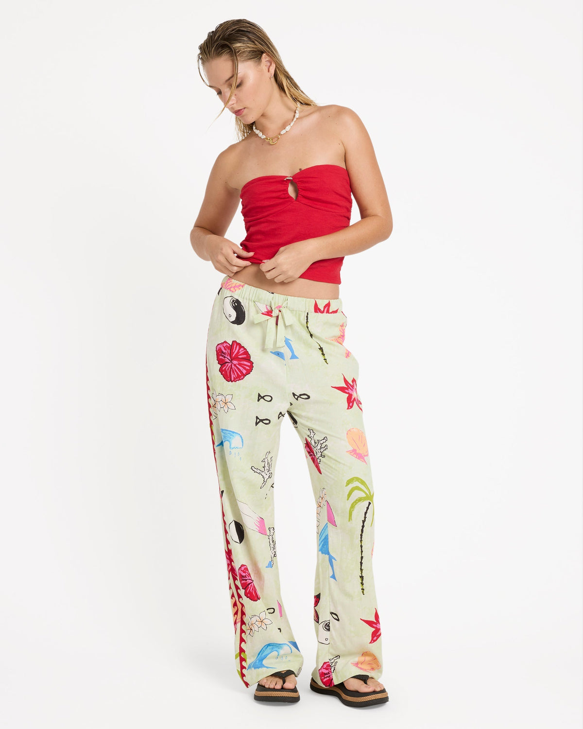 Lottie Hall Splasher Knit Tube Top