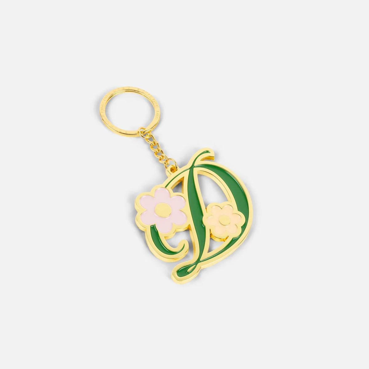Oversized Floral Keychain