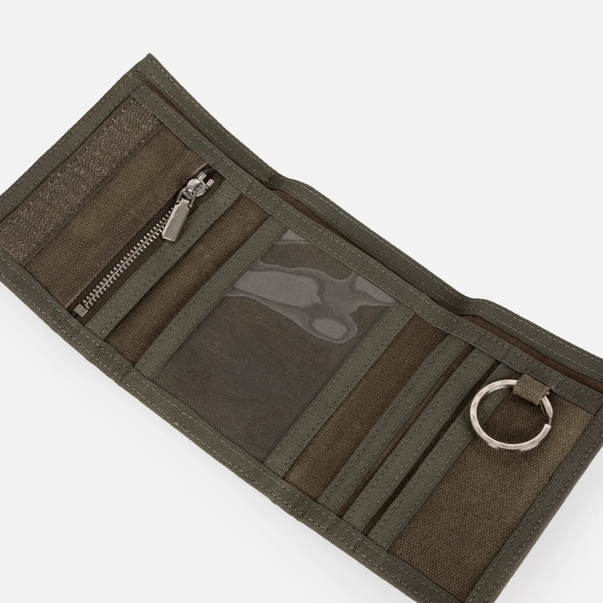 Waxed Velcro Wallet
