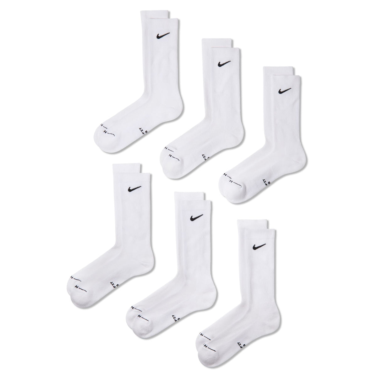Everyday Elevated Crew Socks - 6 Pack