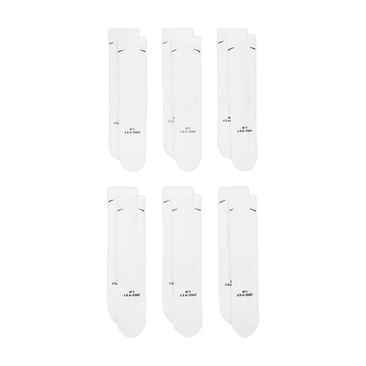 Everyday Elevated Crew Socks - 6 Pack