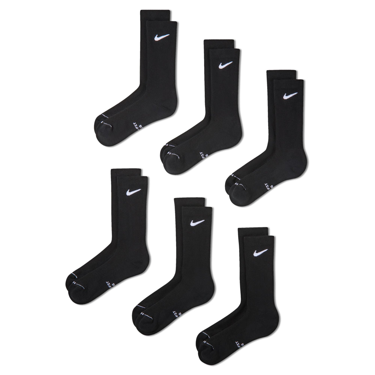 Everyday Elevated Crew Socks - 6 Pack