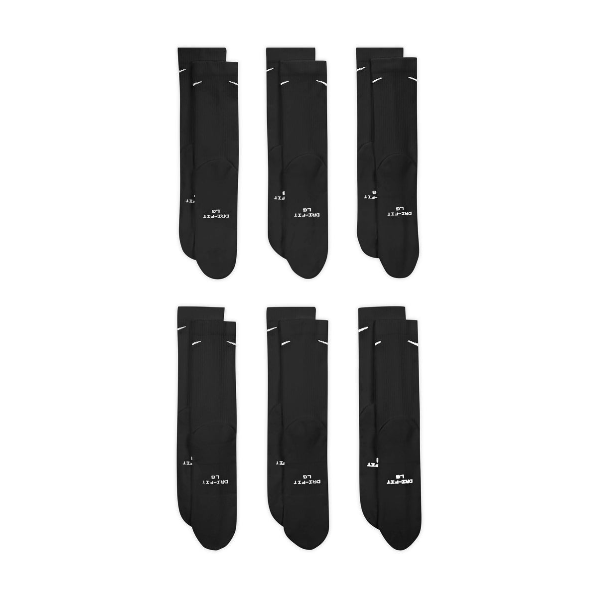 Everyday Elevated Crew Socks - 6 Pack