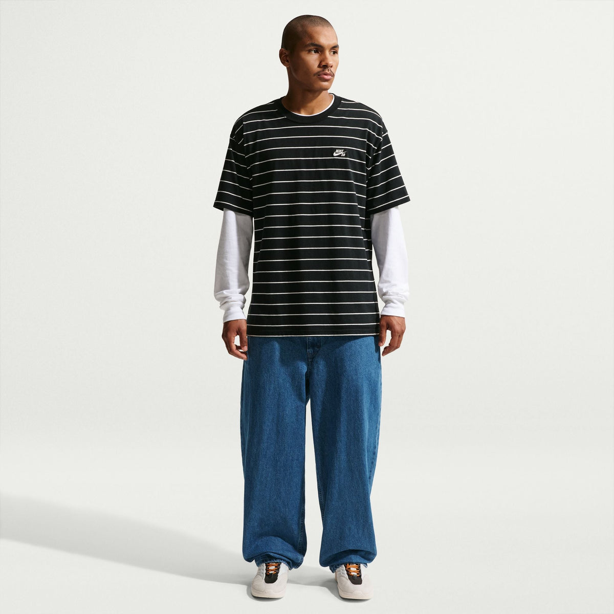 Loose Denim Skate Pants