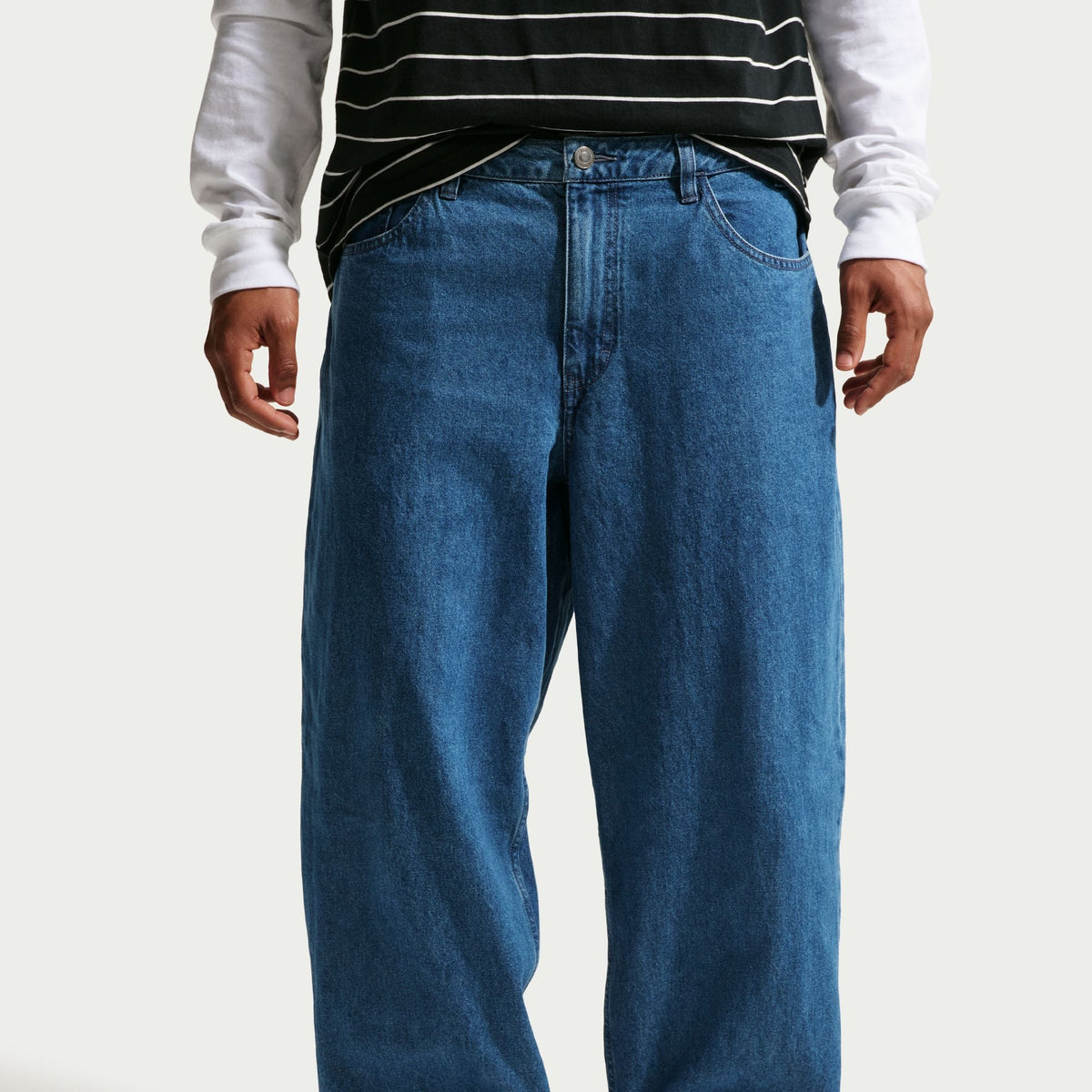 Loose Denim Skate Pants