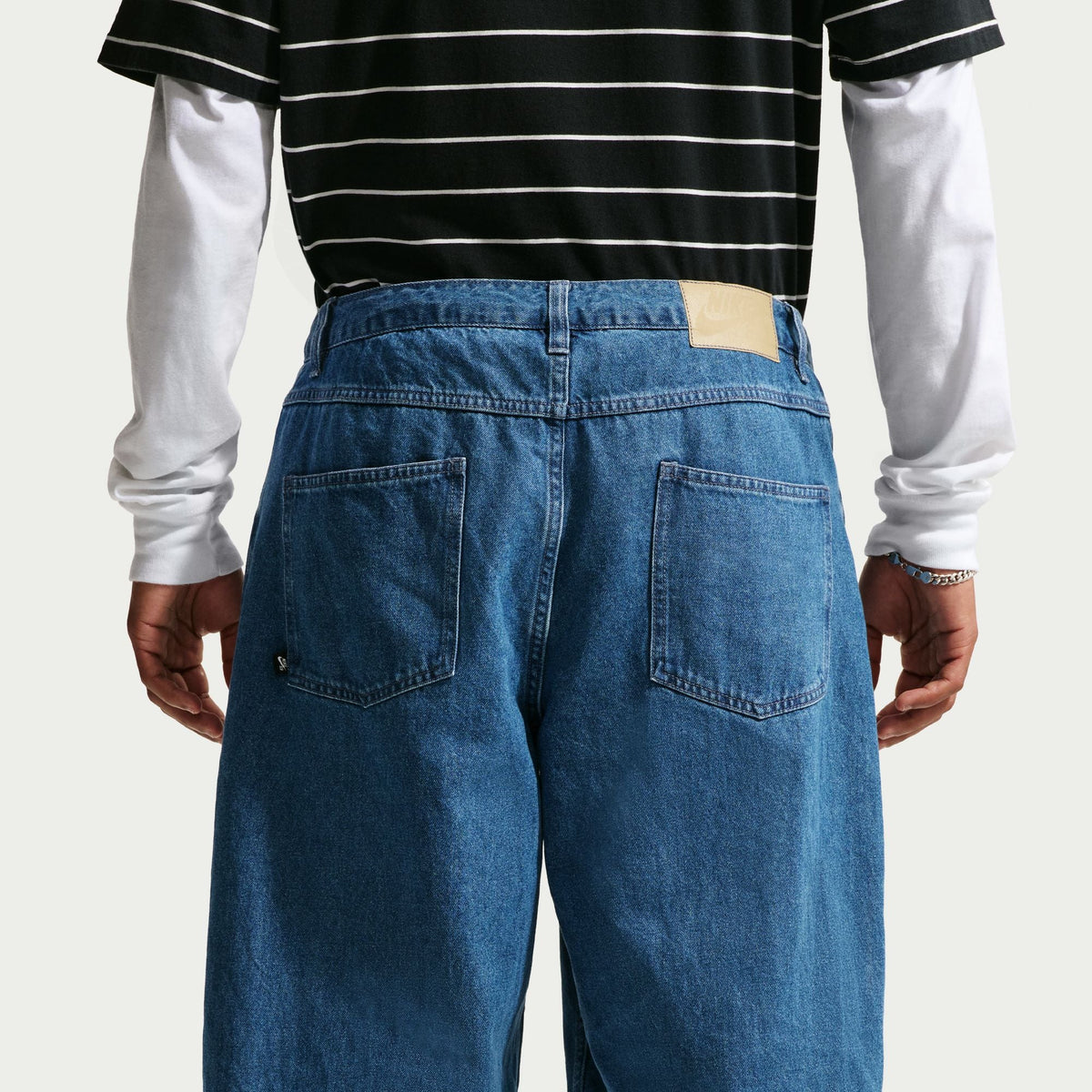 Loose Denim Skate Pants