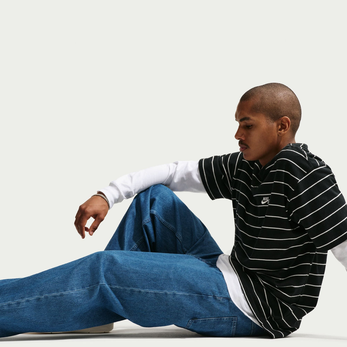 Loose Denim Skate Pants