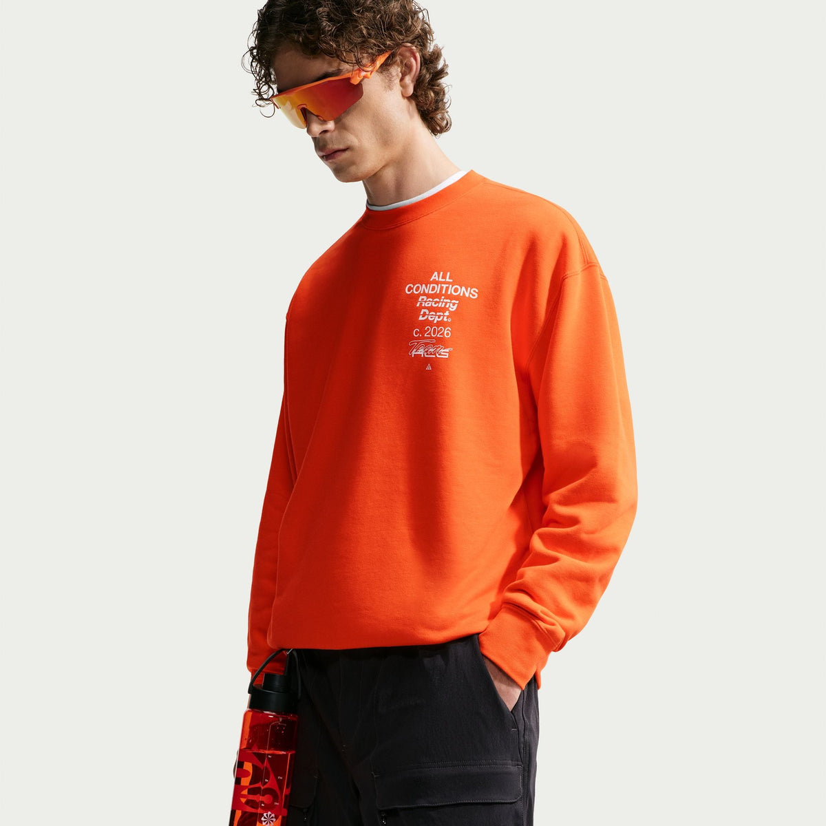 "Tuff Fleece" Dri-FIT Crew-Neck Sweatshirt