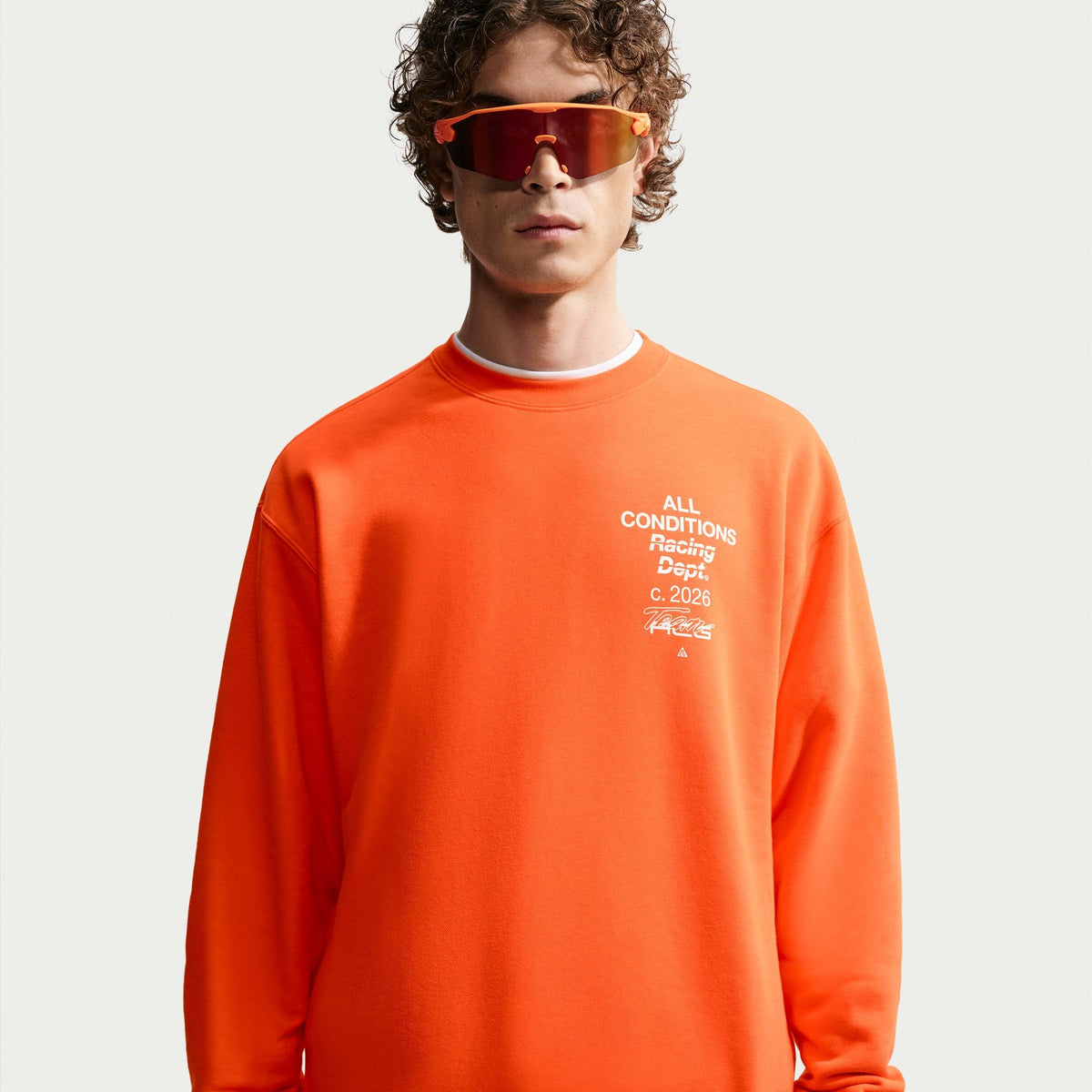 "Tuff Fleece" Dri-FIT Crew-Neck Sweatshirt