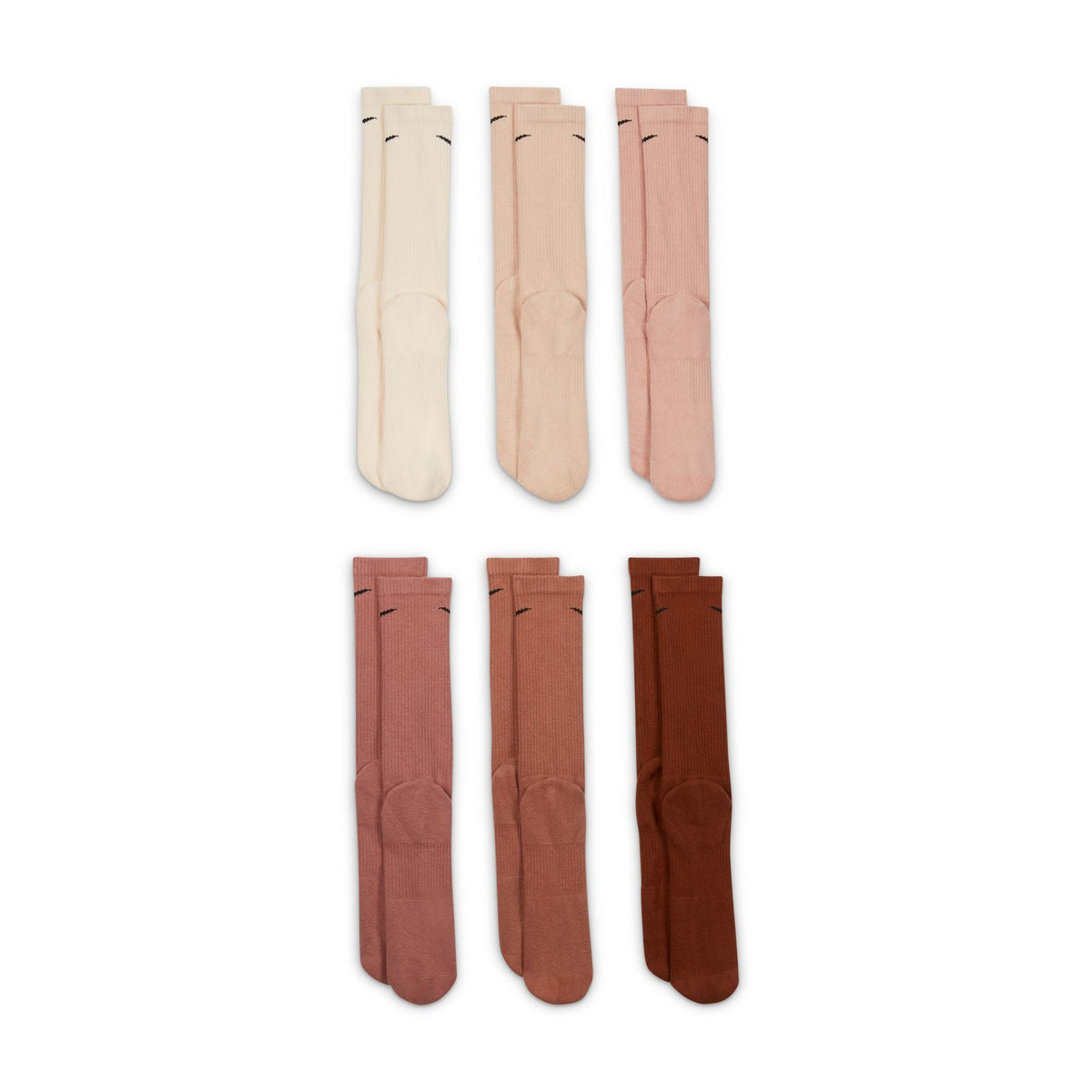 Everyday Plus Cushioned Crew Socks 6 Pairs