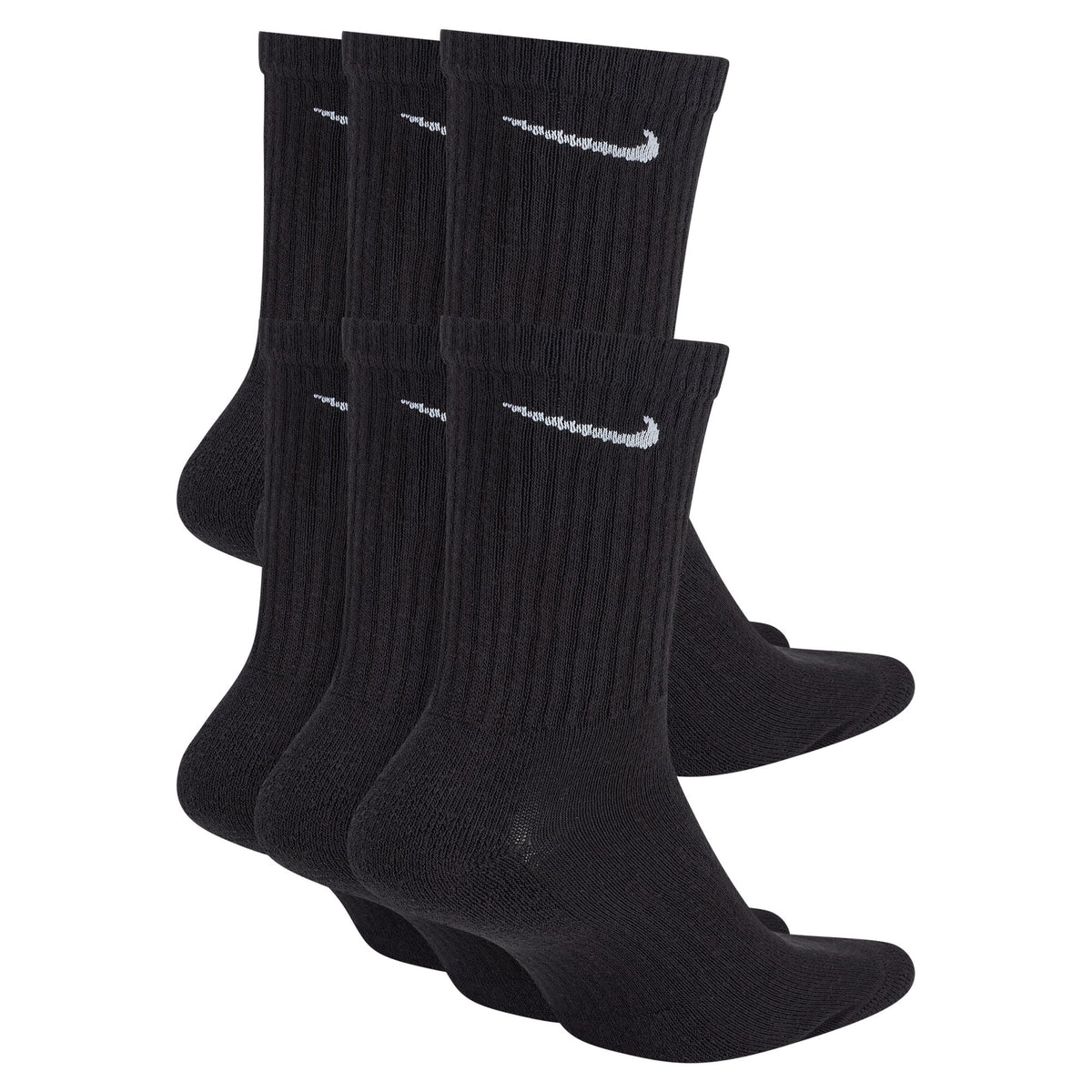 Everyday Cushioned Crew Socks 6 Pairs