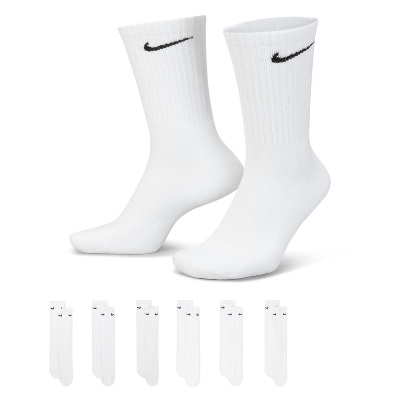 Everyday Cushioned Crew Socks 6 Pairs