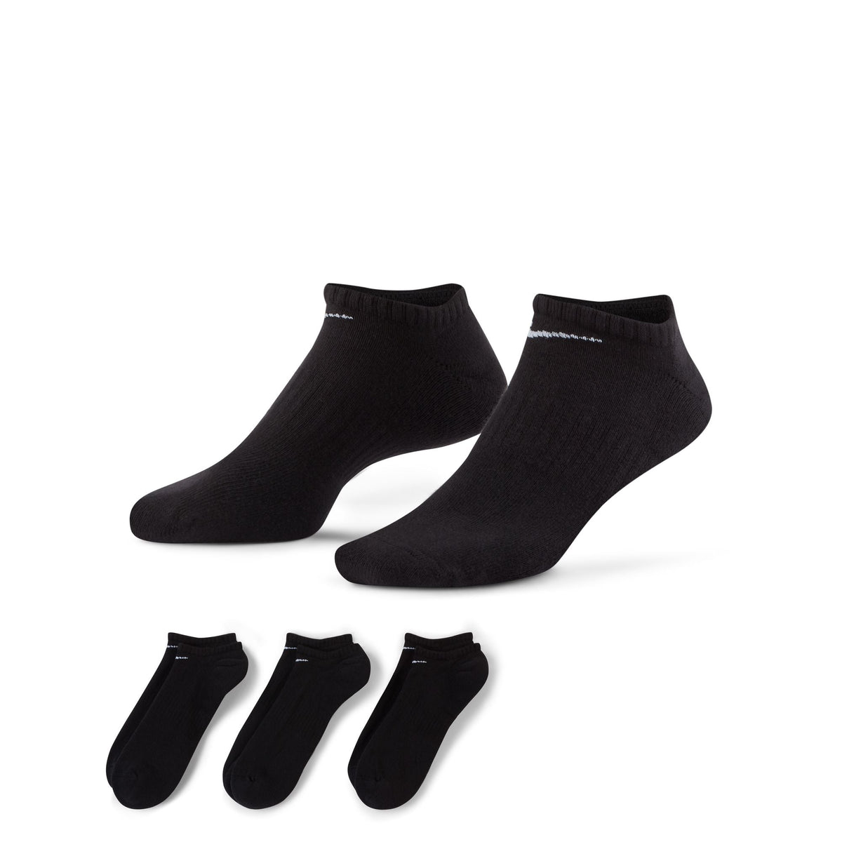 Everyday Cushioned No-Show Socks 3-Pairs