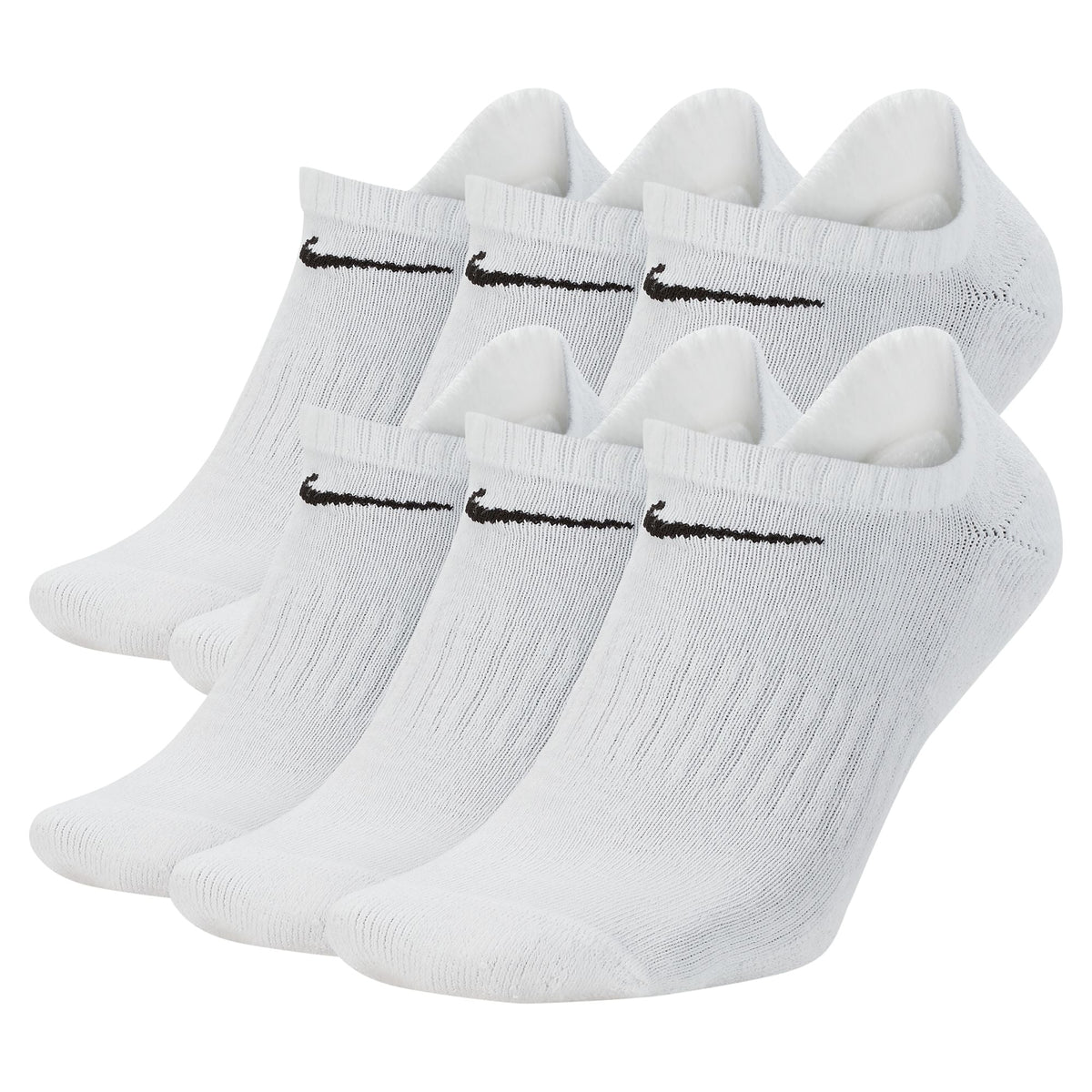 Everyday Cushioned No-Show Socks 6 Pairs