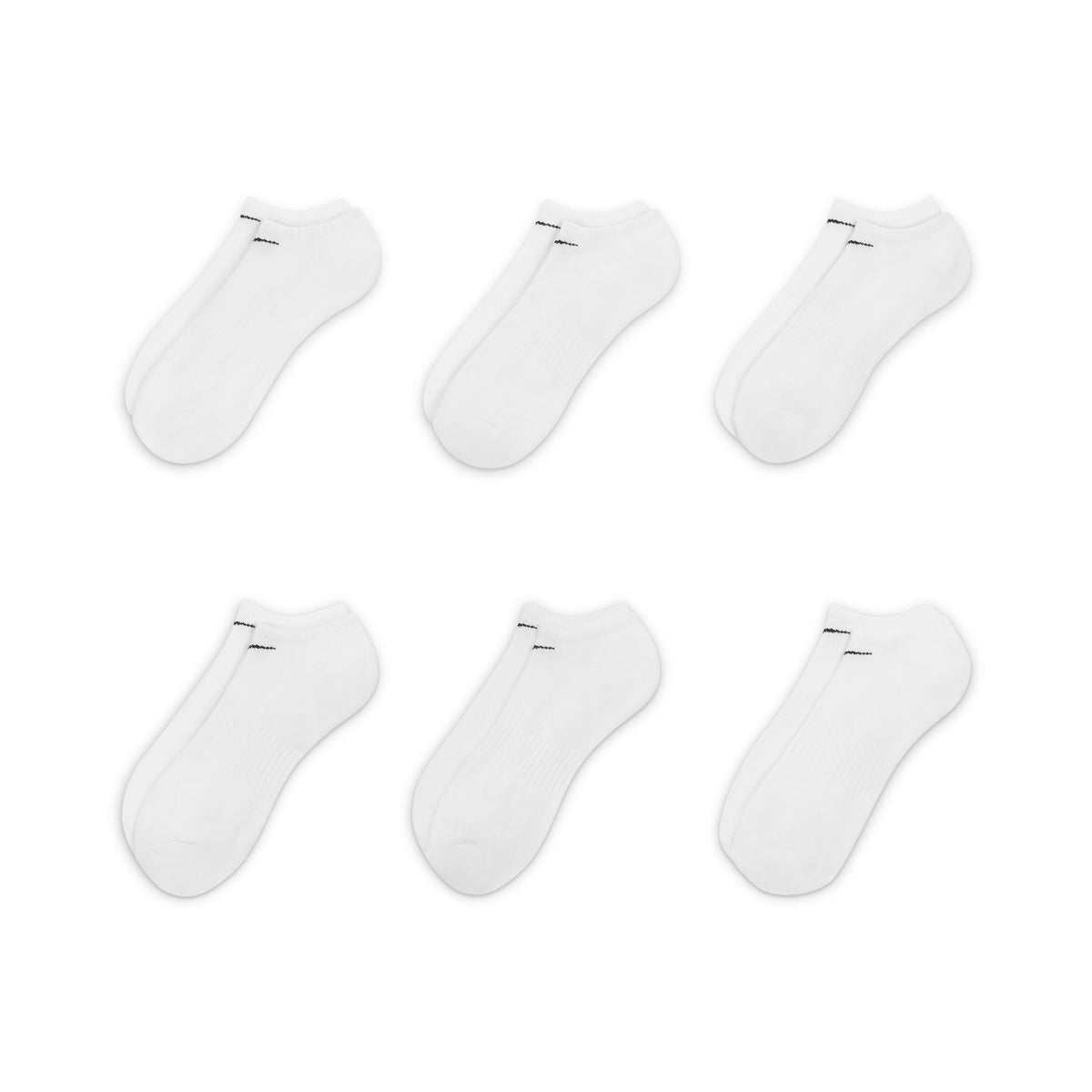Everyday Cushioned No-Show Socks 6 Pairs