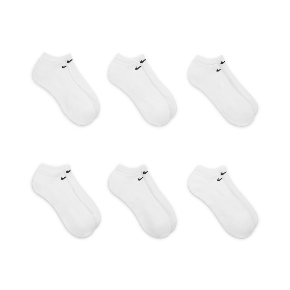 Everyday Cushioned No-Show Socks 6 Pairs