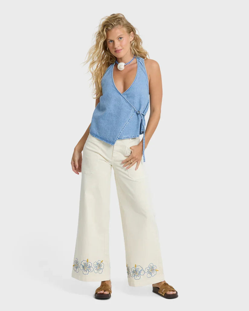 Lyla Saltwashed Halter Top