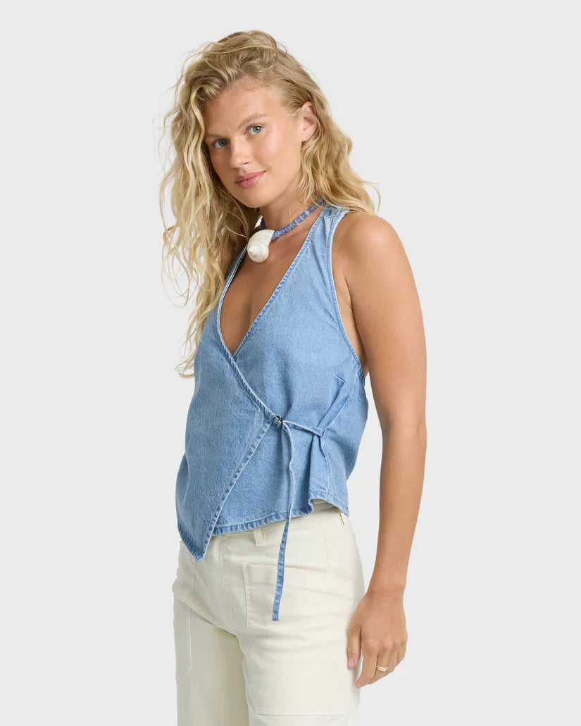 Lyla Saltwashed Halter Top