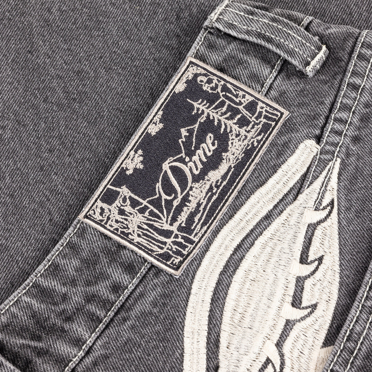 Baggy Wink Denim Pants