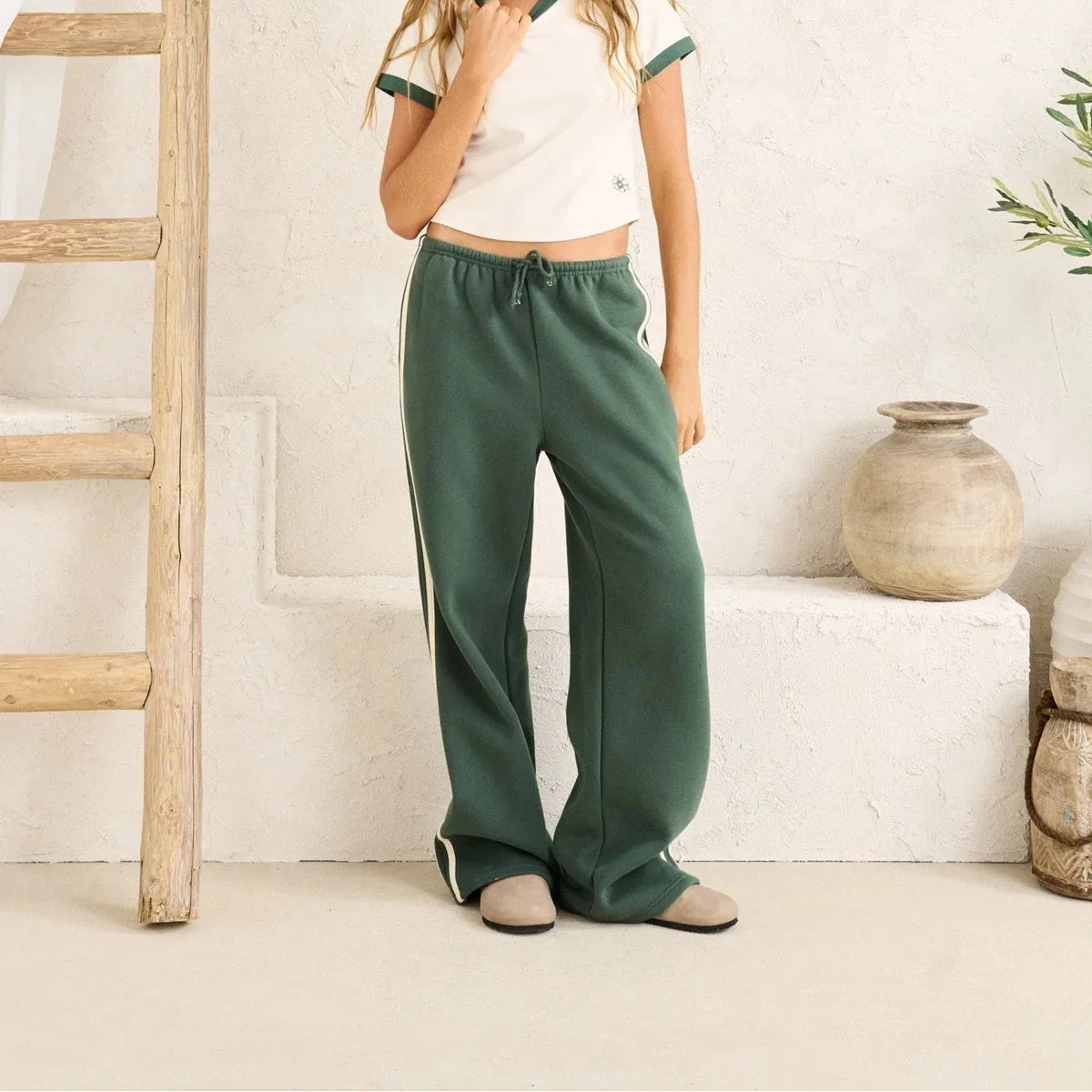 Contrast Track Pant
