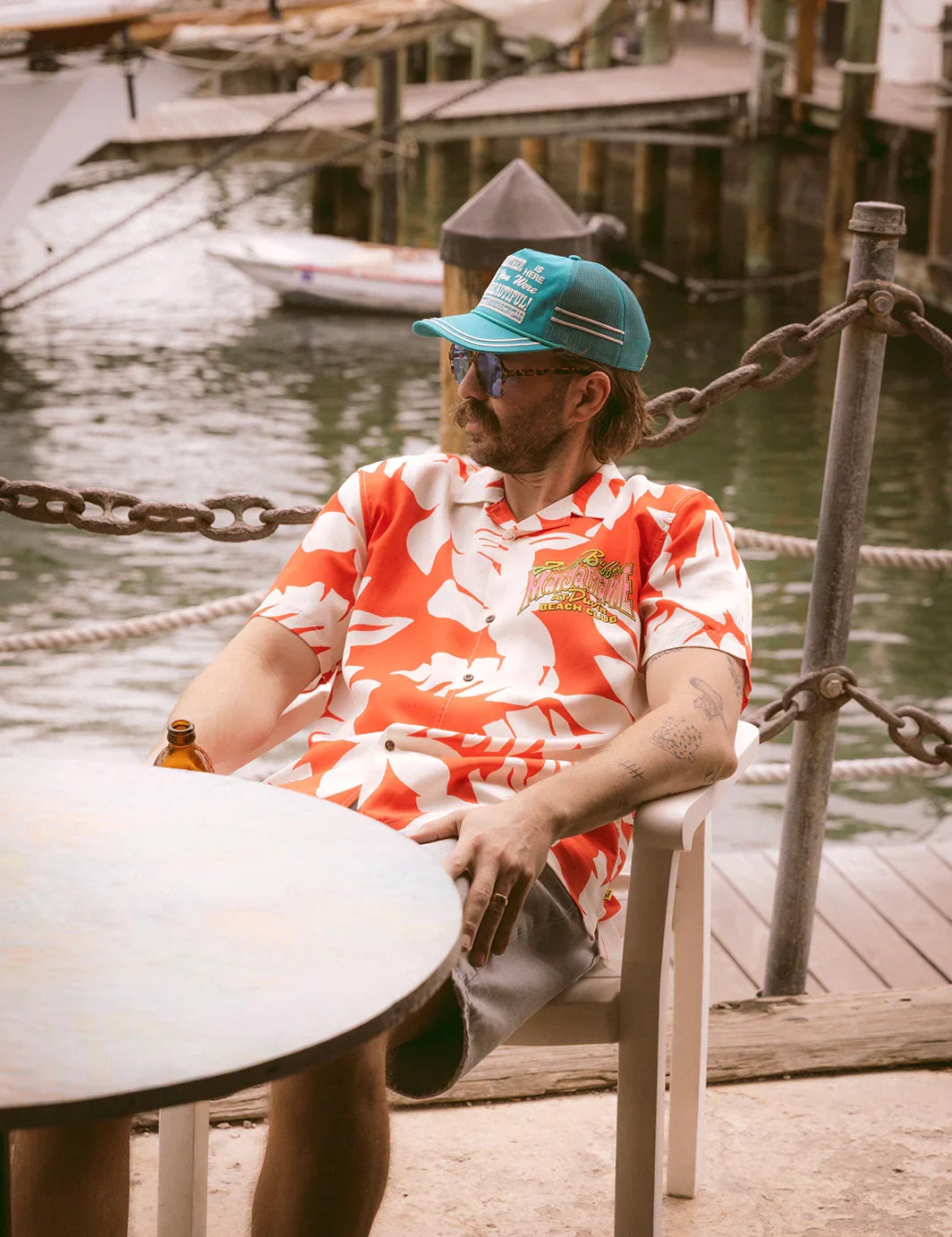 Duvin X Margaritaville Beach Club Buttonup