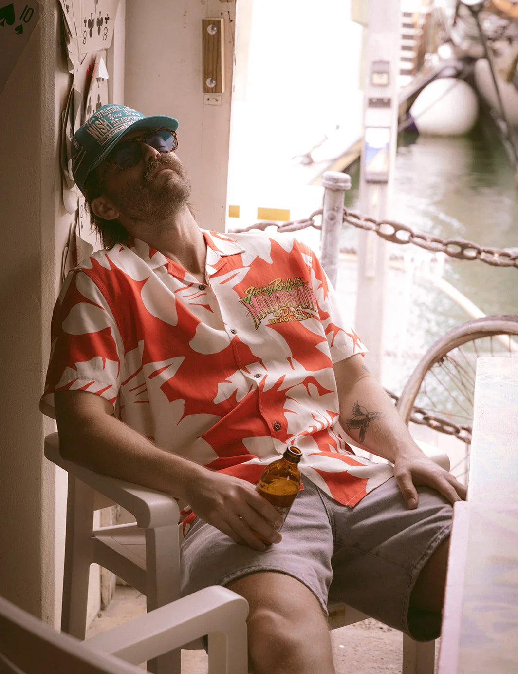 Duvin X Margaritaville Beach Club Buttonup