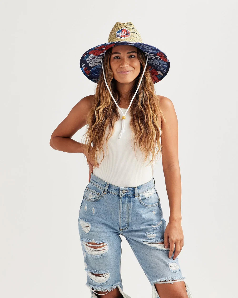 Midway Straw Lifeguard Hat