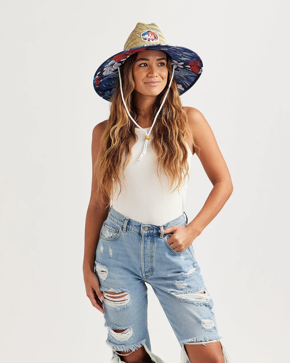 Midway Straw Lifeguard Hat