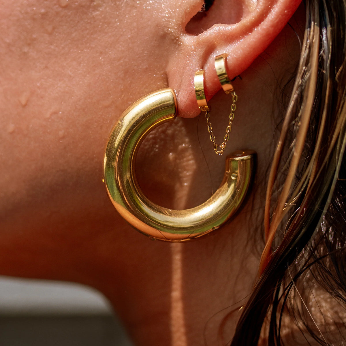 Jolie Large Hoops
