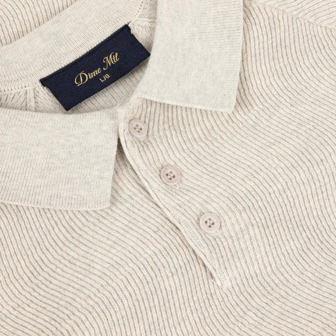 Cable Knit Polo