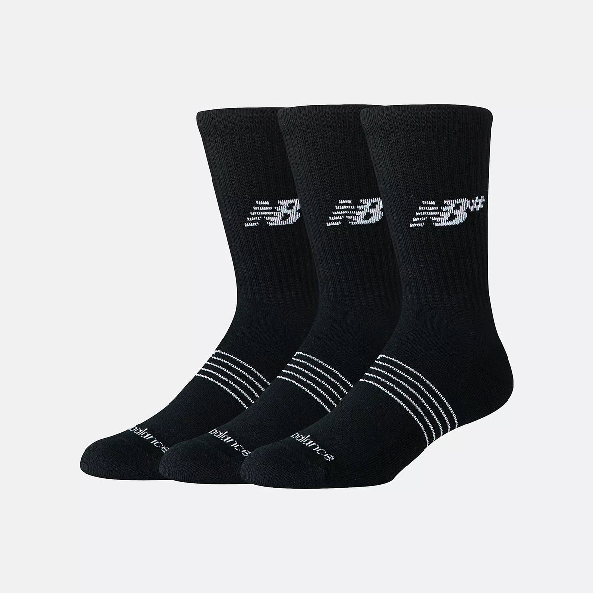 Active Numeric Crew Socks 3 Pack
