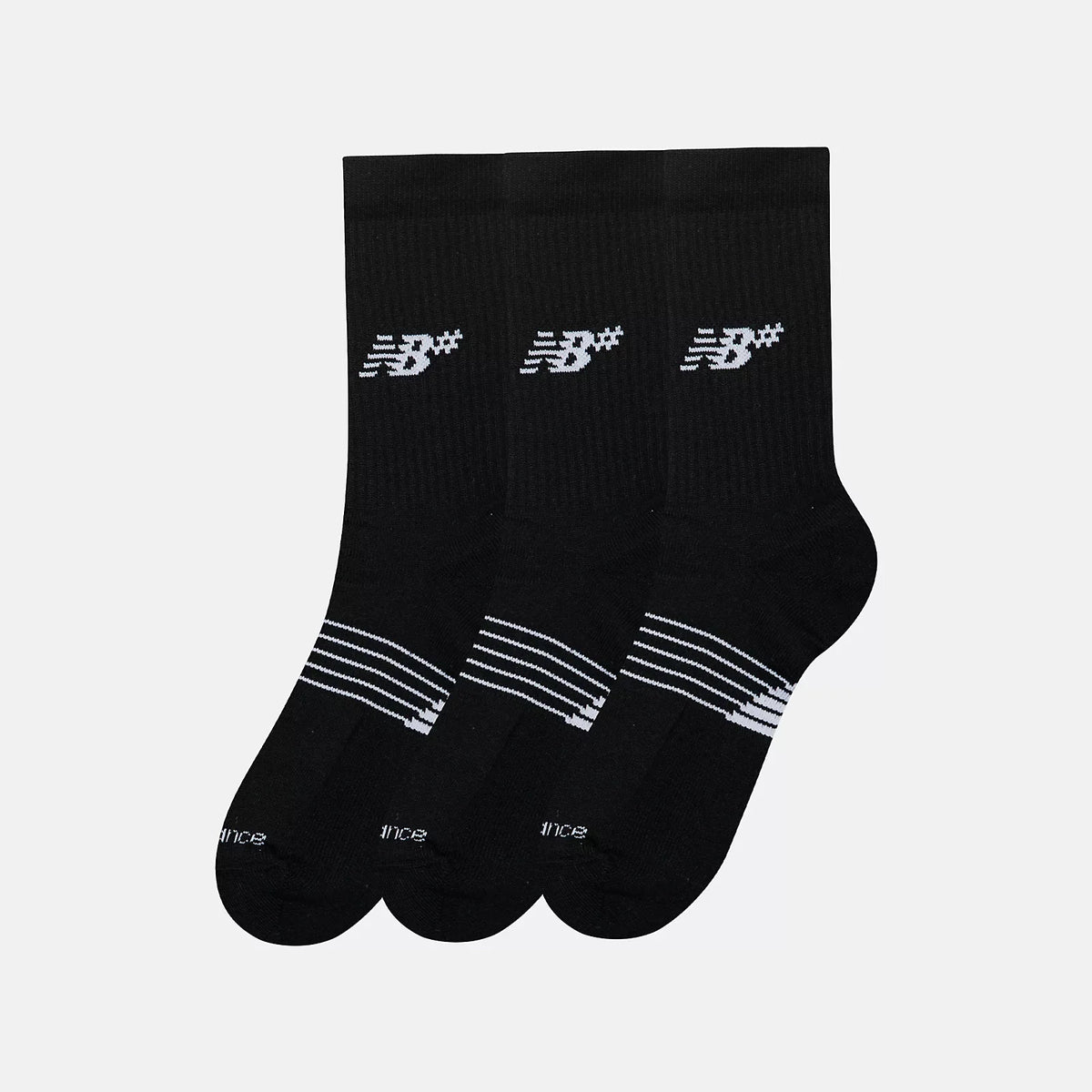 Active Numeric Crew Socks 3 Pack