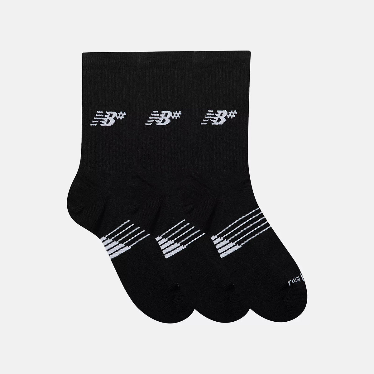 Active Numeric Crew Socks 3 Pack