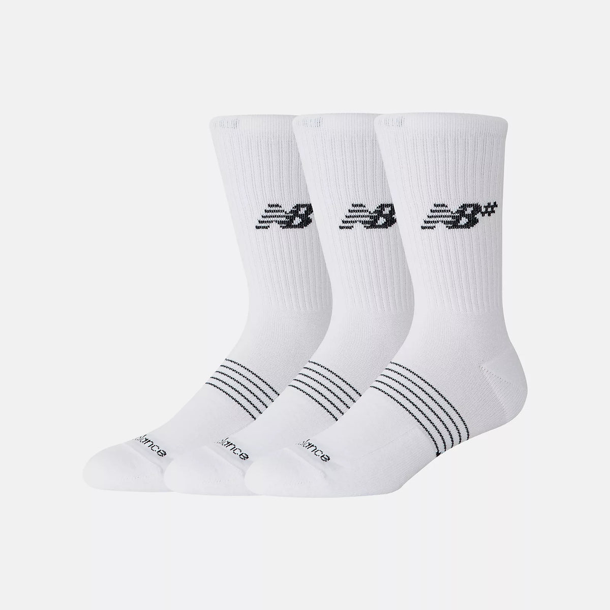 Active Numeric Crew Socks 3 Pack