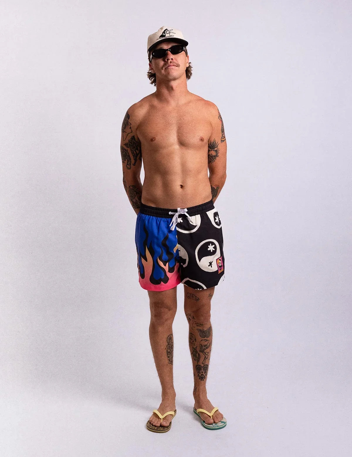 Flame Yang Split Swim Short
