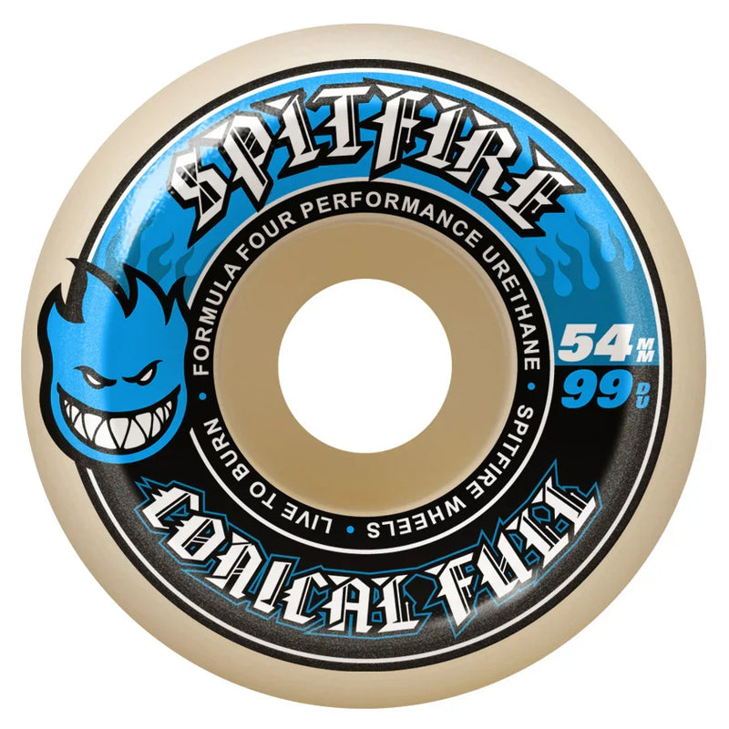 54mm F4 Conical Full 99a Wheels